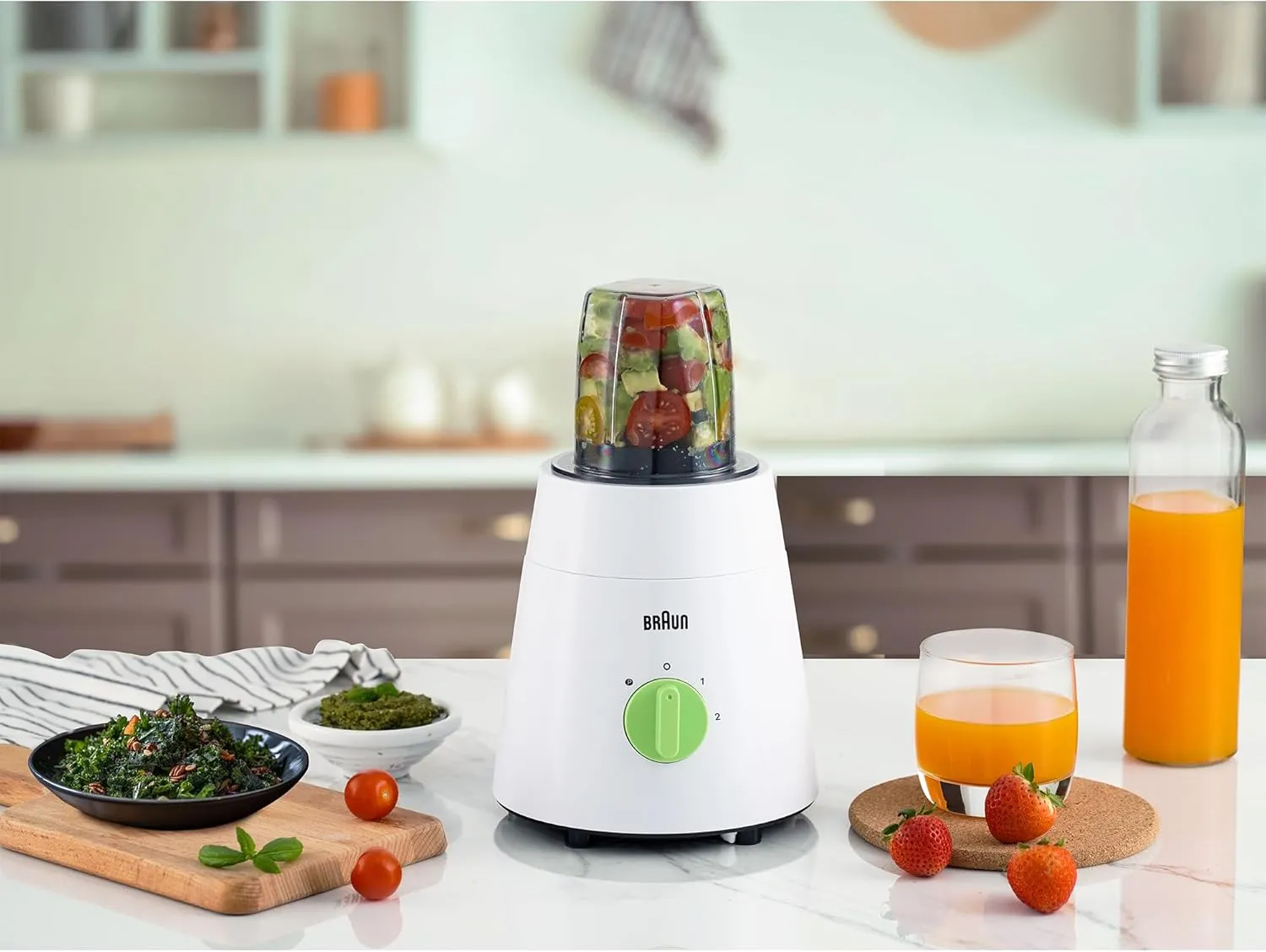 Braun PowerBlend 7 iTexture Control, 9 Food Programs, 1400 Watt Powerful Jug blender JB 7550, Precision Crush Blade, Tamper Included - Black 4