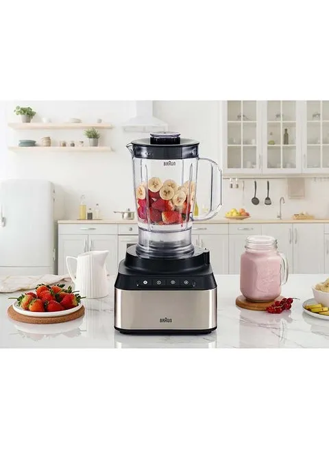 Braun PurEase 12-in-1 Food Processor, 2.1 L Bowl, 1.2 L Blender, 800 W, FP3235SI Grey 3