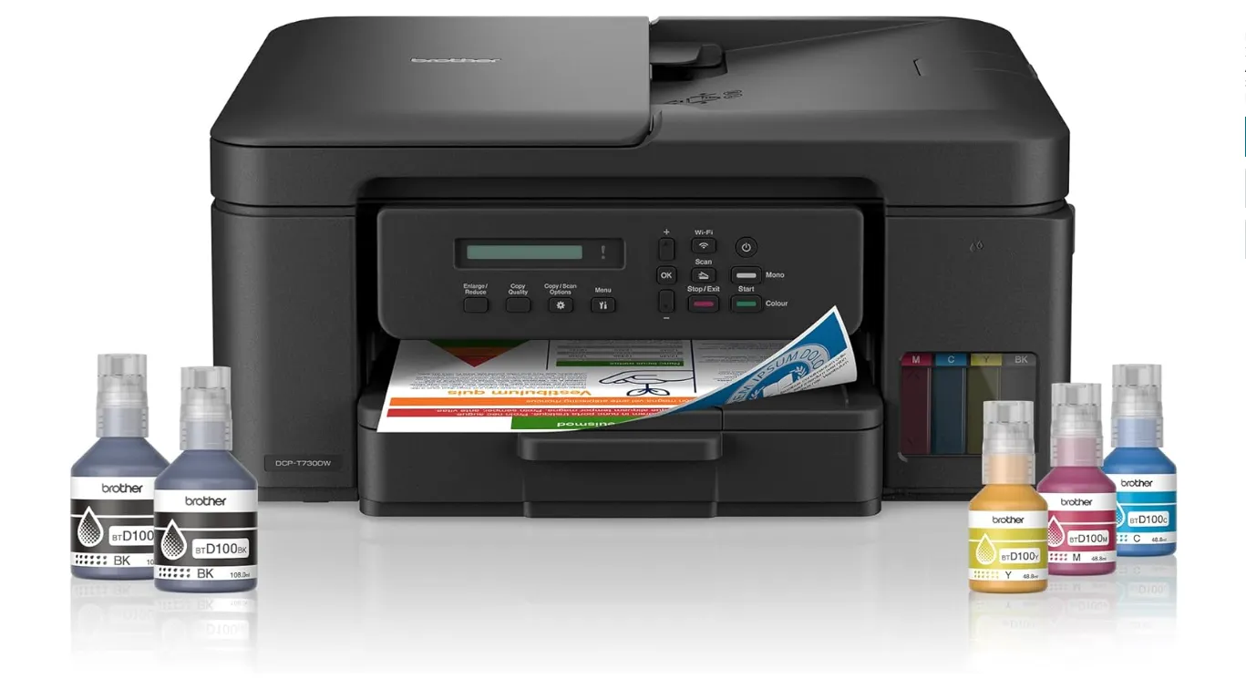 Brother DCP-T730DW Wireless Ink Tank Multifunction Printer – Print, Scan & Copy