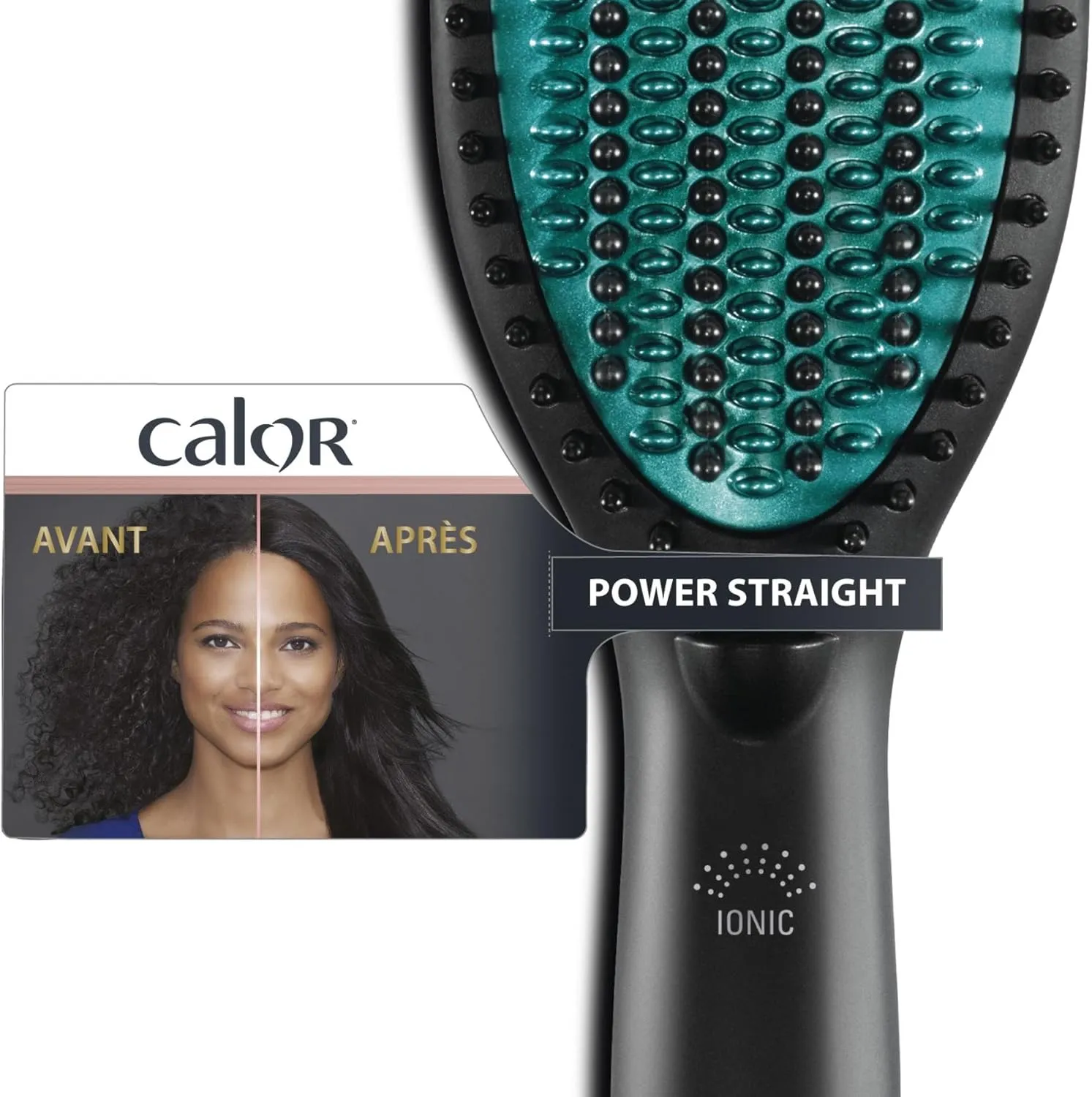 Calor Power Straight Hair Straightening Brush CF5820C0 with Ceramic Tech 2