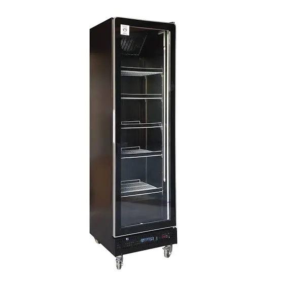 Celsius Single Door Full Glass Tsb Prmb Showcase Chiller – Black – 1CF-13