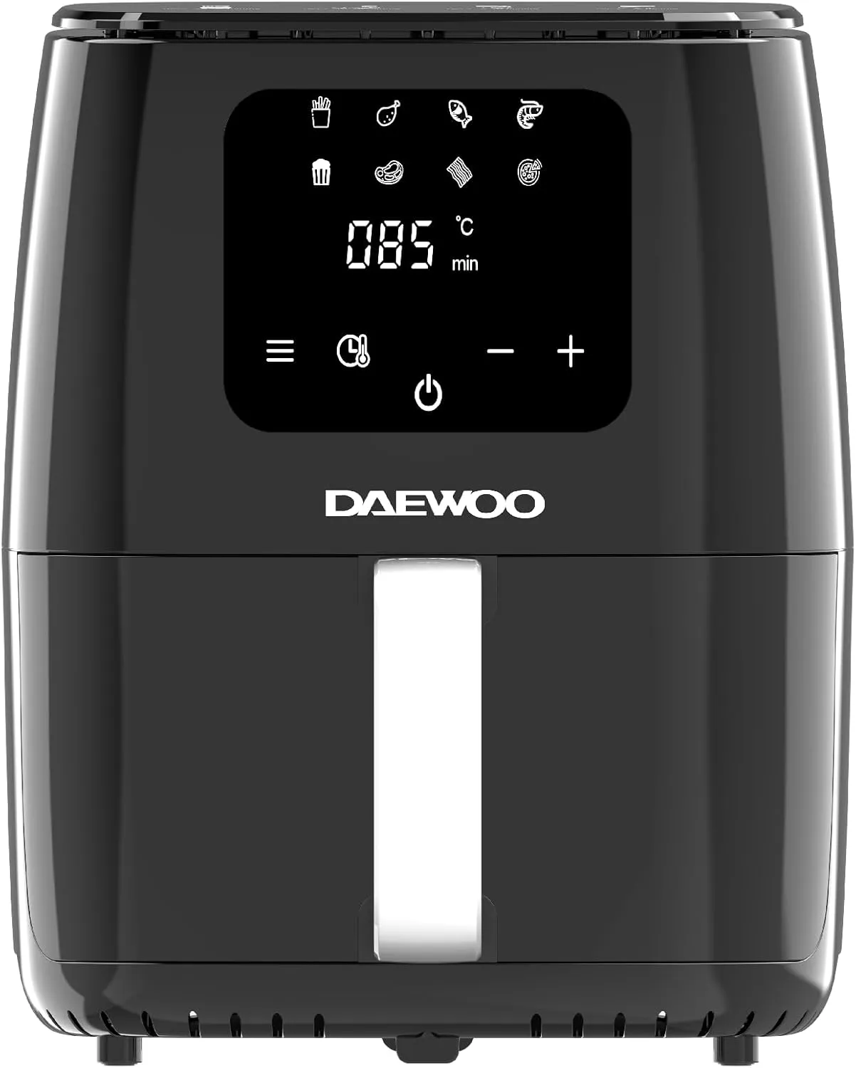 Daewoo Air Fryer 4.5 L Capacity With 360° Rapid & Even Heat Circulation, 8 Cooking Presets, Digital touch Panel - DAF-8301