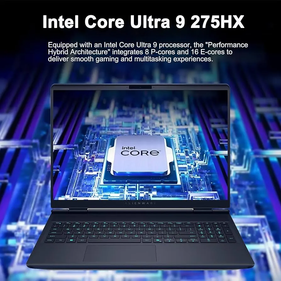 Dell Alienware 16 Aurora Gaming Laptop, 2025, 16" 2560x1600 120Hz, Intel 10-Core 7 240H, NVIDIA GeForce RTX 5060, 64GB DDR5, 2TB SSD, Win11 Pro, Backlit KB, Wi-Fi, BT 5.3, Thunderbolt 4, 720p Camera 3
