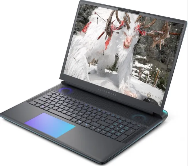 Dell Alienware 18 Area-51 Gaming Laptop, 18" WQXGA 300Hz Display, Intel Core Ultra 9 275HX, 64GB RAM, 2TB SSD, GeForce RTX 5090 24GB, English K/B, Win11, Liquid Teal | AW-18-AA18250-008-ENG / 8X38D 3