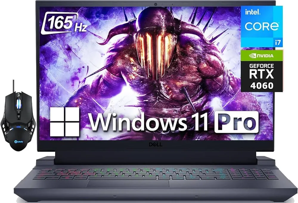 Dell G15 5530 Gaming Laptop 15.6" FHD 165Hz i7-13650HX RTX 4060 32GB DDR5 1TB SSD Win 11 Pro