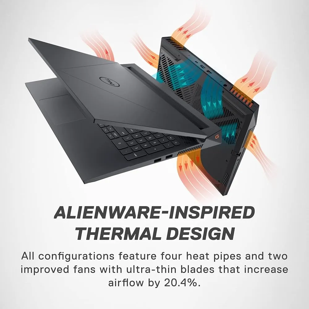 Dell G15 5530 Gaming Laptop 15.6" FHD 165Hz i7-13650HX RTX 4060 32GB DDR5 1TB SSD Win 11 Pro 4
