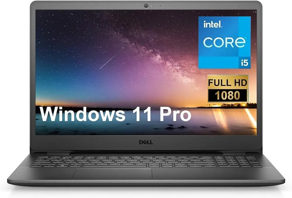 "DELL Inspiron 15 Business Laptop, 15.6"" 1920x1080 FHD, 13th Intel i5-1335U 1.30 UP TO 4.4 GHz, 16GB RAM, 1TB SSD, Win 11, Webcam,Bluetooth, Carbon Black (upgrade)"