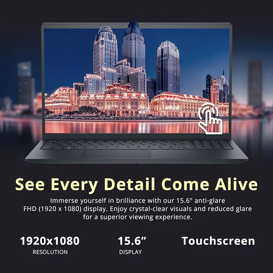 "Dell Inspiron 15 Touchscreen Laptop (15.6"" FHD, AMD Ryzen 7 7730U (> Intel i7-1255U), 32GB, 1TB SSD) Business, College Students, Enterprises, Numeric Keypad, Inspiron 3535 3000, Webcam, Win 11 Pro"