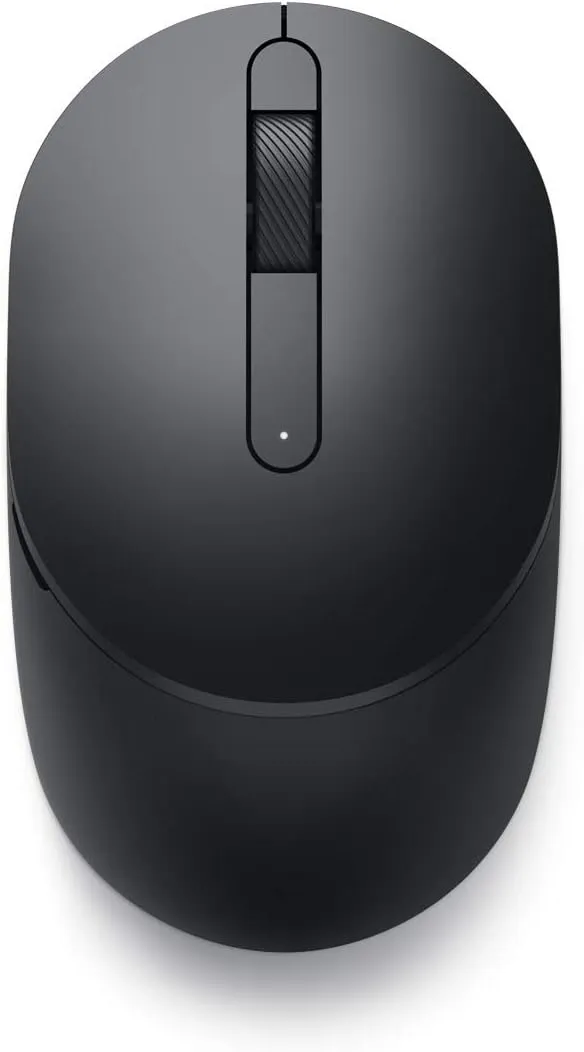 Dell MS3320W Wireless Mouse, 1600 DPI Optical Sensor, 2.4GHz & Bluetooth 5.0 Dual Connectivity, 3-Button, 36-Month Battery Life, Black
