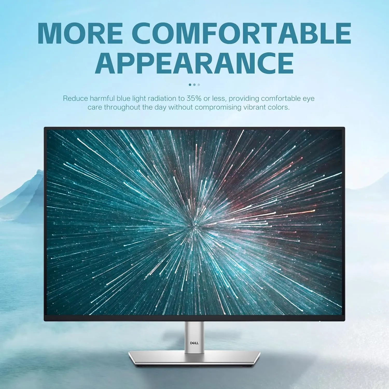 Dell P2725H 27" Full HD (1920x1080) Monitor, 100Hz, IPS, 5ms, 99% sRGB, USB-C, DisplayPort, HDMI, VGA, 4x USB, 3 Year Warranty, Black 3