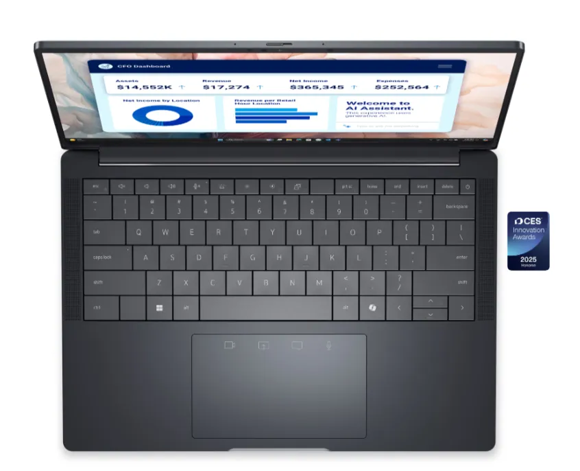 Dell Pro 14 Premium Laptop, Intel Core Ultra 5 236V Processor, 16GB RAM, 512GB SSD, 14" FHD Display, DOS, English & Arabic Keyboard, 3 Year Warranty | Dell-PRO14P-16-512-DOS2 3