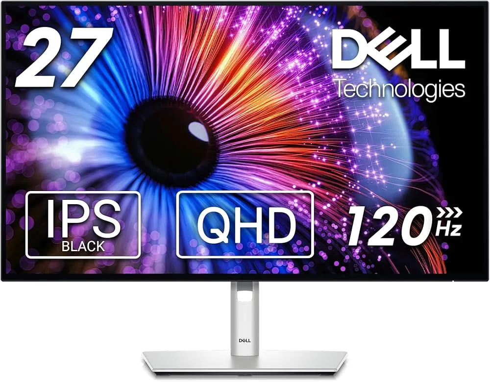 Dell UltraSharp U2724DE 27" Monitor (120HZ, IPS Black & Thunderbolt 4 Hub)