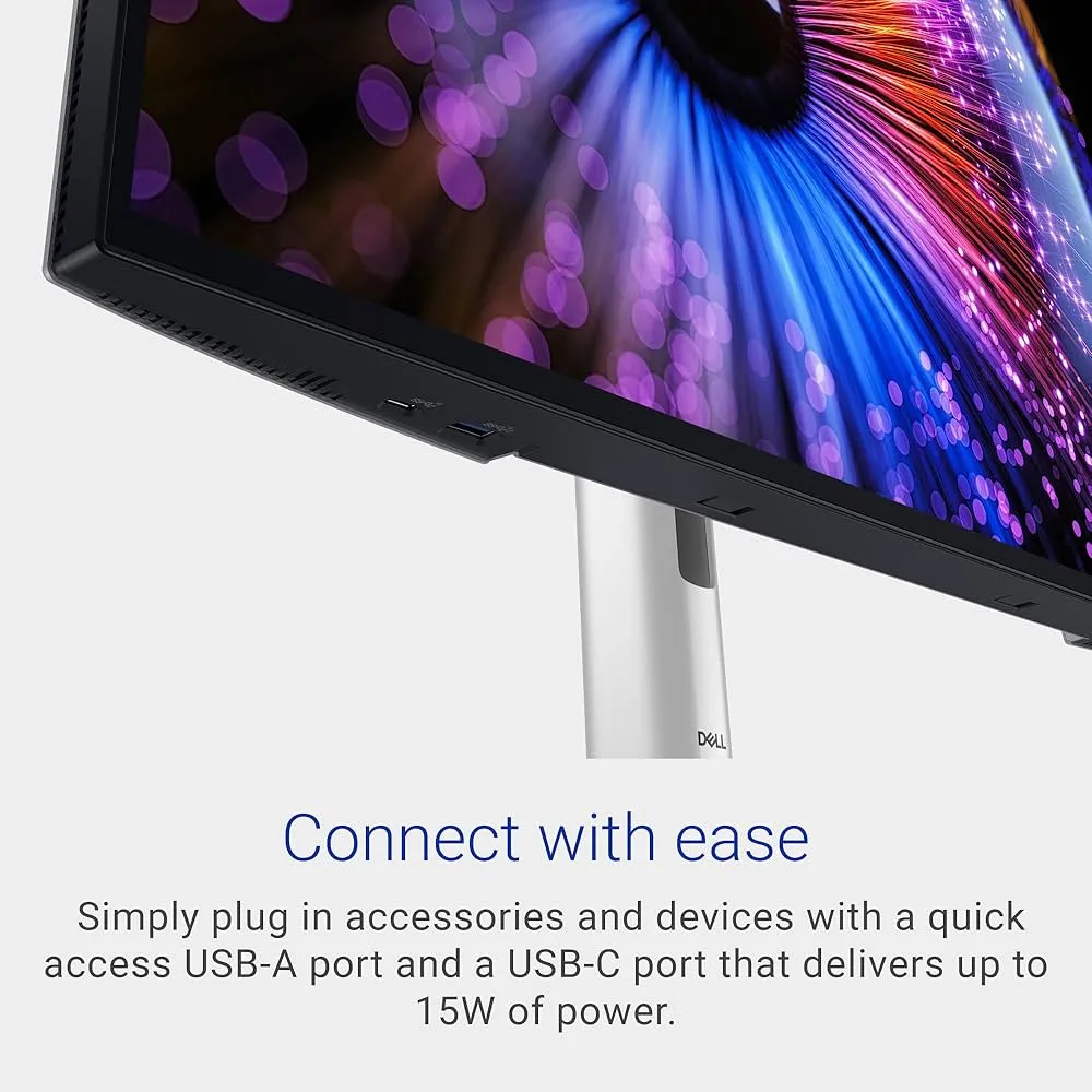 Dell UltraSharp U2724DE 27" Monitor (120HZ, IPS Black & Thunderbolt 4 Hub) 3