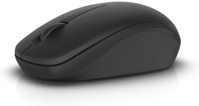 Dell WM126 Wireless Optical Mouse, 1000 DPI, 3-Button, 2.4GHz Wireless Connectivity, USB Receiver, 12-Month Battery Life, Black 2