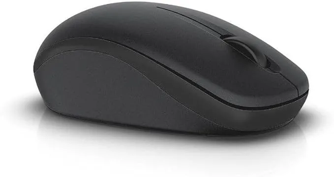 Dell WM126 Wireless Optical Mouse, 1000 DPI, 3-Button, 2.4GHz Wireless Connectivity, USB Receiver, 12-Month Battery Life, Black 3