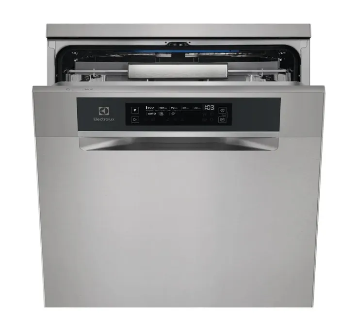 Electrolux 13 Place Settings Freestanding Low Noise Dishwasher, 8 Programs, Inverter Motor, Fully Automatic with Satellite Clean Technology, Comfort Lift, Maxi flex, Made in ITALY, ESC87300SX, Silver