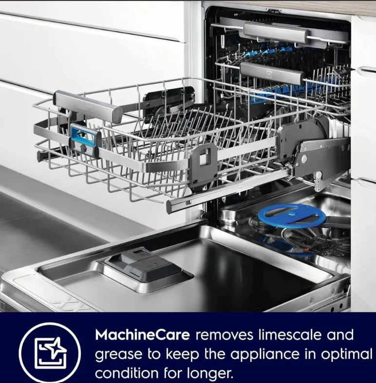 Electrolux Freestanding Dishwasher 60cm, 13 Place Settings, 6 Programs, Inverter Motor, Fully Automatic with advanced AirDry Technology, Sensor Control, Low Noise Level, Delay Start, ESF5513LOX Silver 4