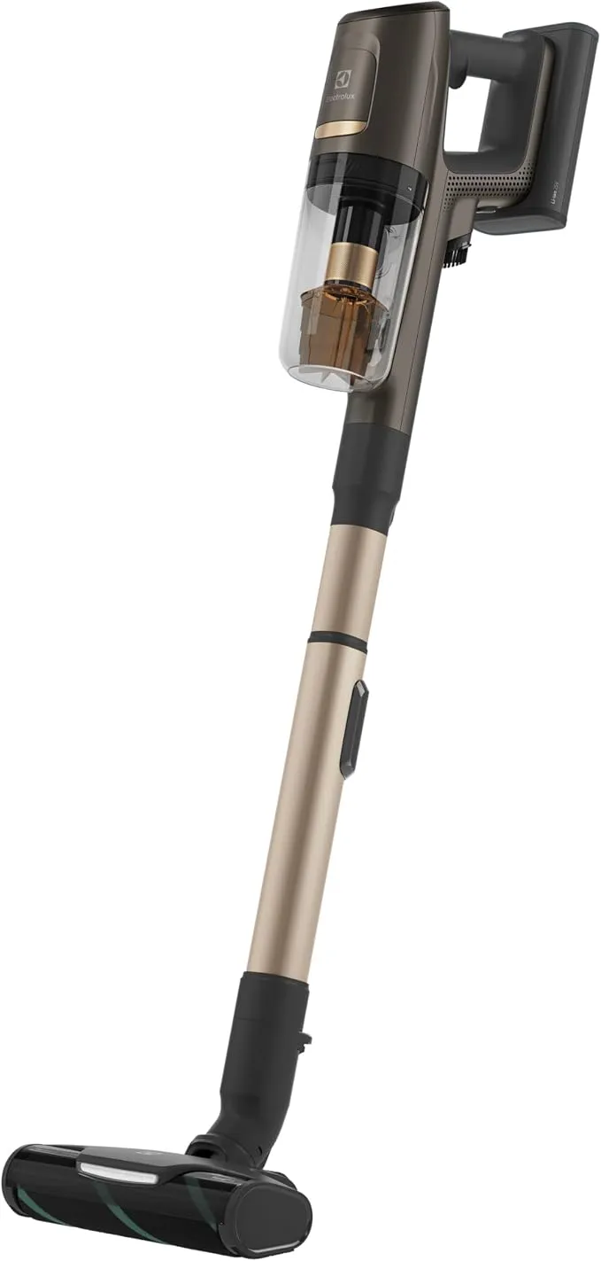 Electrolux UltimateHome 900 Cordless Handstick Vacuum Cleaner, 150W Suction Power, 25.2V Lithium Battery, Bagless Cyclonic System, 5-Step Filtration, Bronze – EFP91824BR