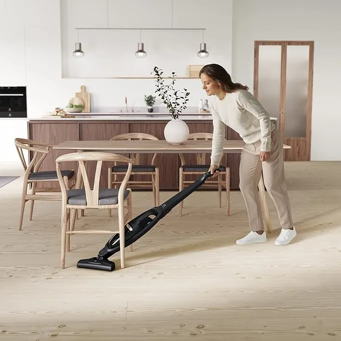 Electrolux Well Q6 Cordless Handstick Vacuum Cleaner, 18V, Bagless Cyclonic System, 5-Step Filtration, BrushRollClean Technology, Grey – WQ61-1OGG