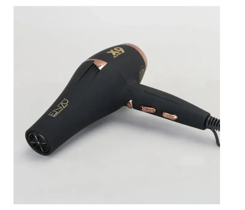 EN-8898 Professional High-Speed Hair Dryer – Cold Air Switch, Negative Ion Technology, Low Noise, and Lightweight Design for Salon & Home Use - Intl Version