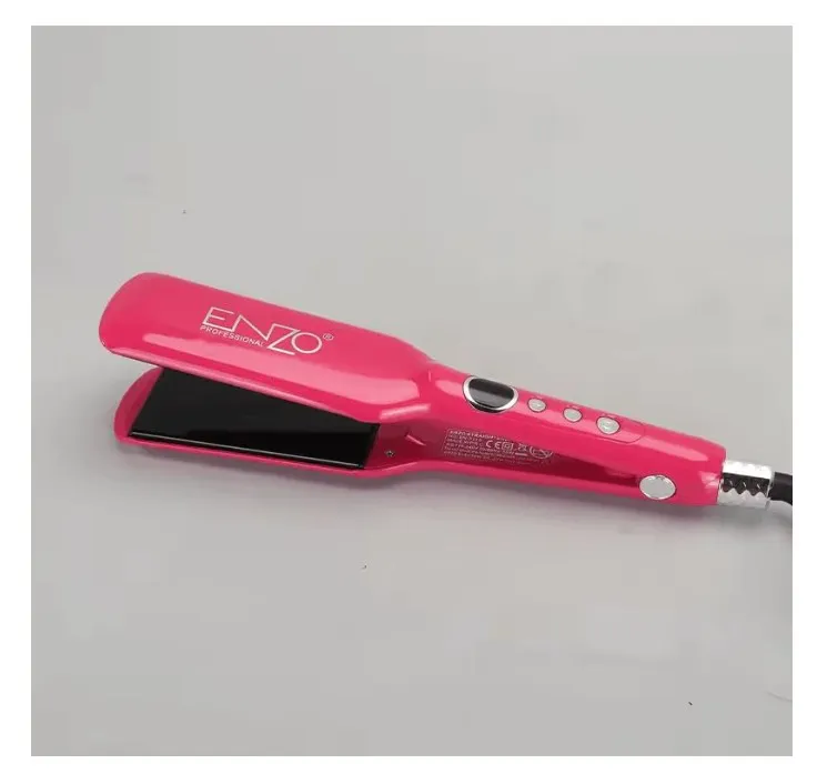 ENZO EN-3215 Professional Hair Straightener Fast Heating Wide Plate Hair Styler Flat IroN-Intl Version (Blue) 4