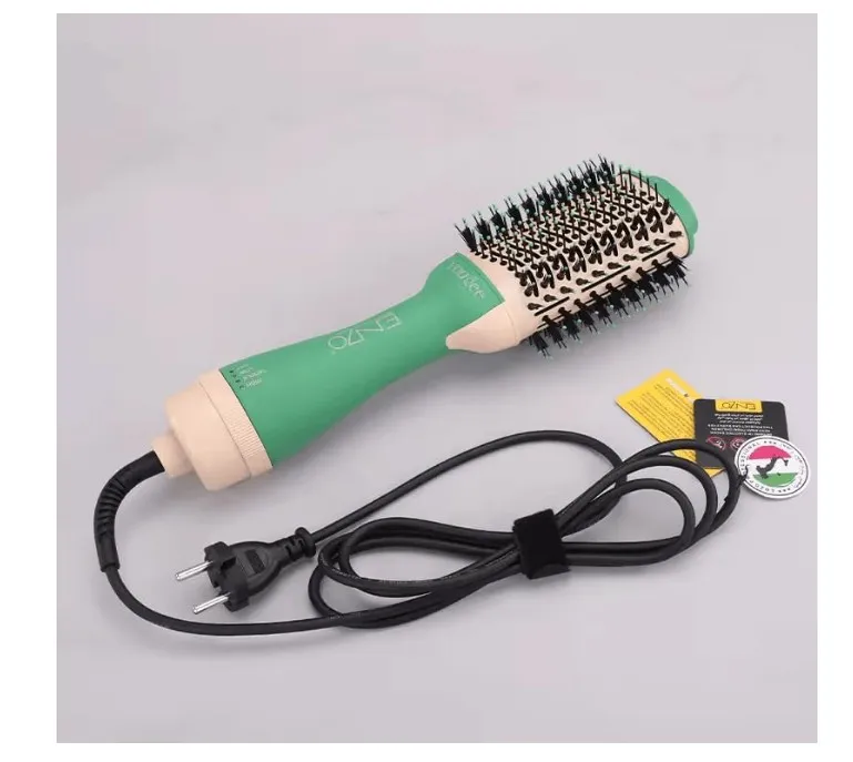 ENZO EN-6212 Professional One-Step Hair Dryer and Styler - 2-in-1 Volumizing Hot Air Brush with Ionic Technology, Ceramic Coating, Adjustable Heat Settings, and Ergonomic Design - Intl Version 5