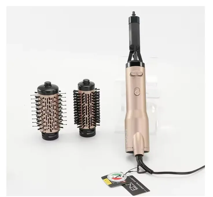 ENZO EN-741 Professional Rotating Volumizing Blow Dryer- 2200W Hair Dryer with Ionic Technology, Adjustable Heat & Speed Settings, Cool Shot Button, and Concentrator Nozzle - International Version 2