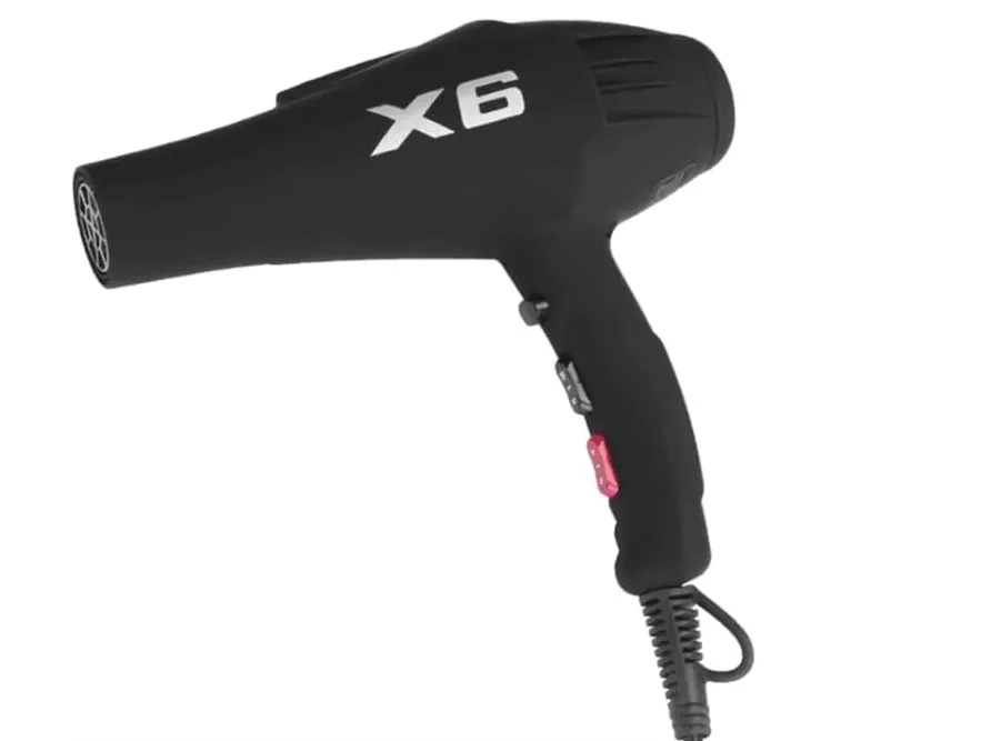 ENZO EN-X6 Salon High-Power Hair Blow Dryer – 2500W Professional Hair Dryer with Ionic Technology, 3 Heat Settings, 2 Speed Settings, and Concentrator Nozzle-Intl Version 5