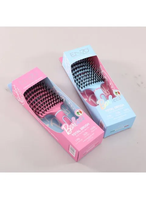 ENZO Professional Advanced Skeleton Brush EN-9034 Pink Barbie Collection 2