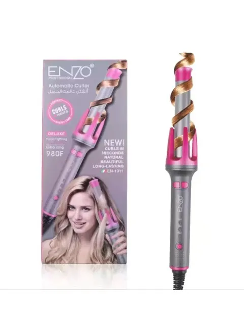 ENZO Professional EN-1911 Automatic Hair Curler – Professional Rotating Curling Iron with Ceramic Coating, Adjustable Temperature & Fast Heating (International Version) 2