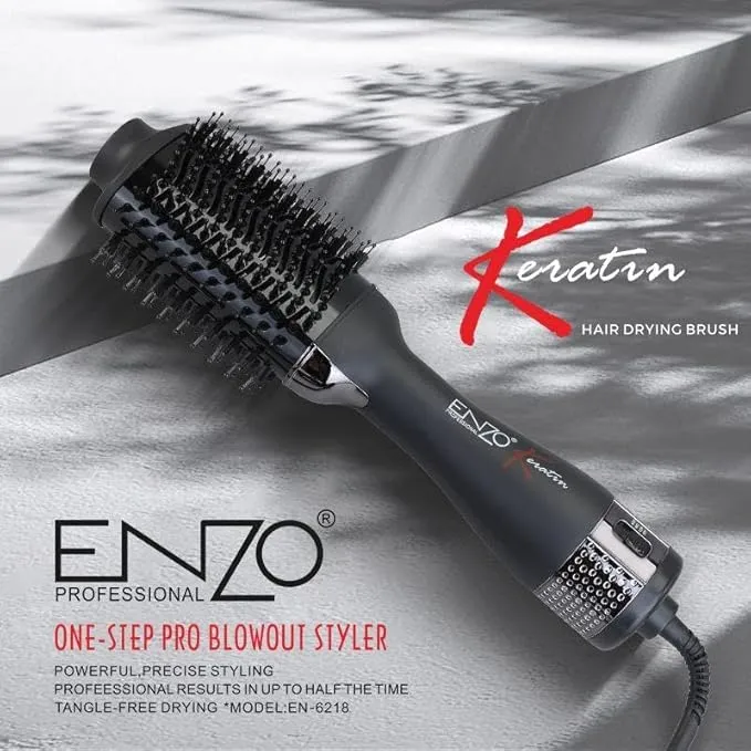 ENZO Professional EN-6218 One Step Ionic Pro Blowout Styler for Tangle-Free Smooth Hair with 1000W Powerful Motor 5