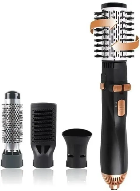 ENZO Professional EN-746 Hair Brush Multi Styler – Sleek Black Design for Effortless Styling & Detangling (International Version) 3