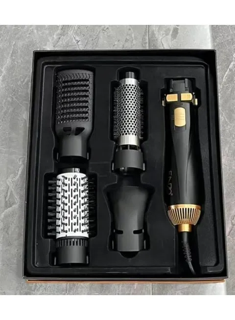ENZO Professional EN-746 Hair Brush Multi Styler – Sleek Black Design for Effortless Styling & Detangling (International Version) 4