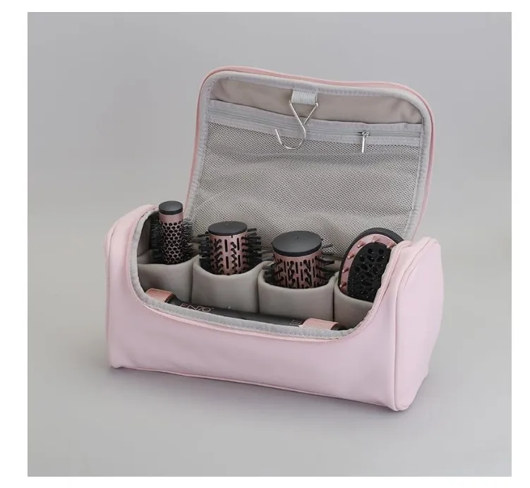 ENZO PROFESSIONAL EN-756 New 2025 Auto Multi Styling Set – 5-in-1 Hair Styler with Auto Rotating Technology, 3 Volumizing Brushes, Oval Massage Comb, Lightweight Motor With Soft Leather Travel Bag 4