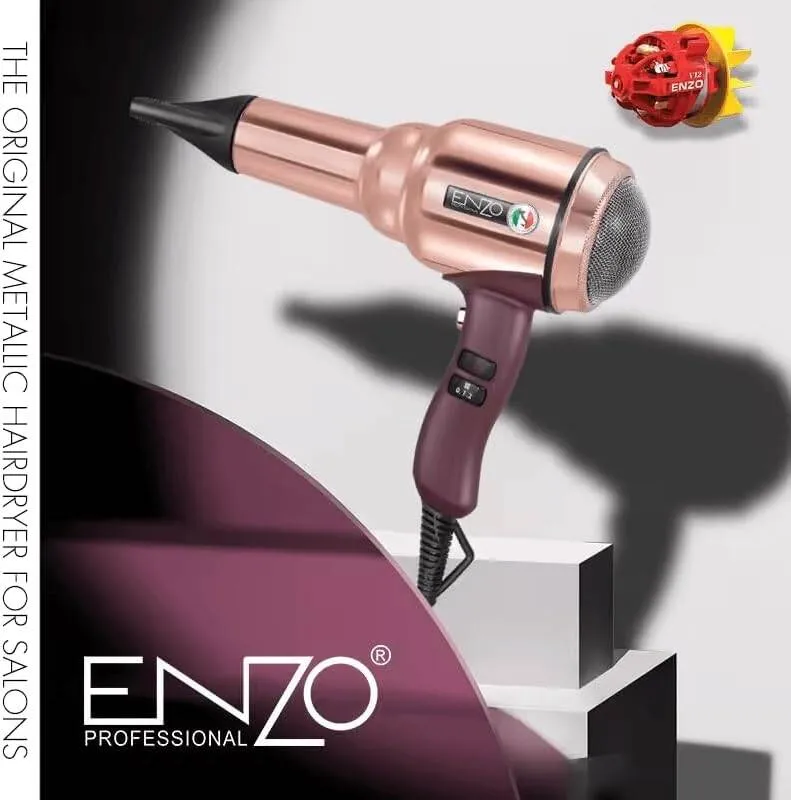 ENZO Professional EN-8228 2000W Professional Hair Dryer (Pink) – International Version 3