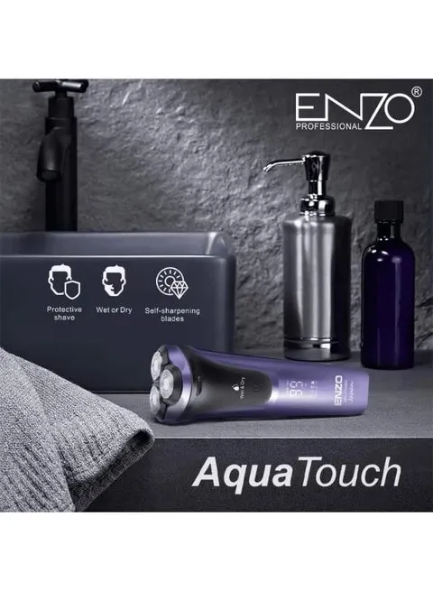 ENZO Professional EN-9306 Rechargeable Triple Blades Shaving Razor for Men – Portable High-Performance Electric Shaver with Precision Blades & Long-Lasting Battery (International Version)