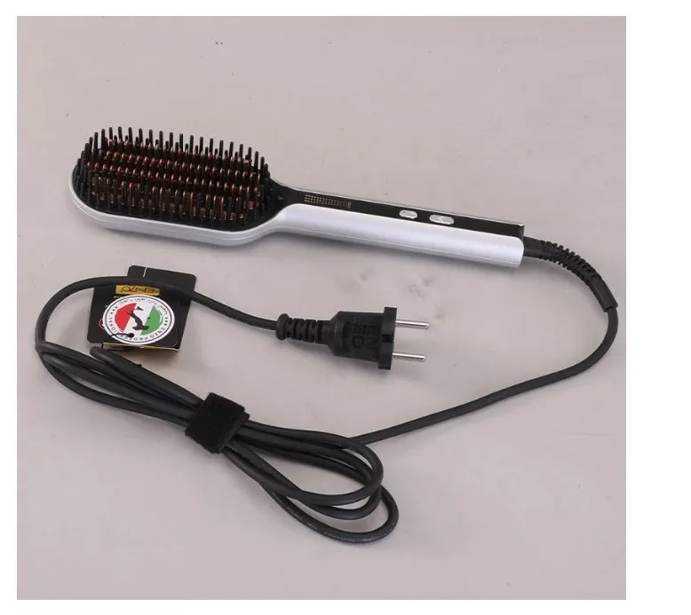 Enzo Professional Glam Hair EN-4100 Professional Heated Straightening Brush – Fast Heat-Up & Easy-Grip Design – Intl Version 4