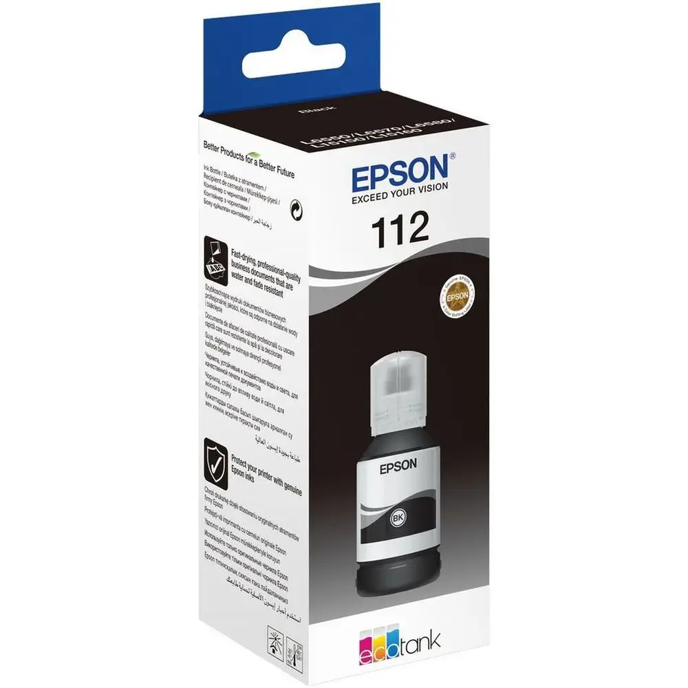 Epson 112 EcoTank Original Pigment Black ink 3