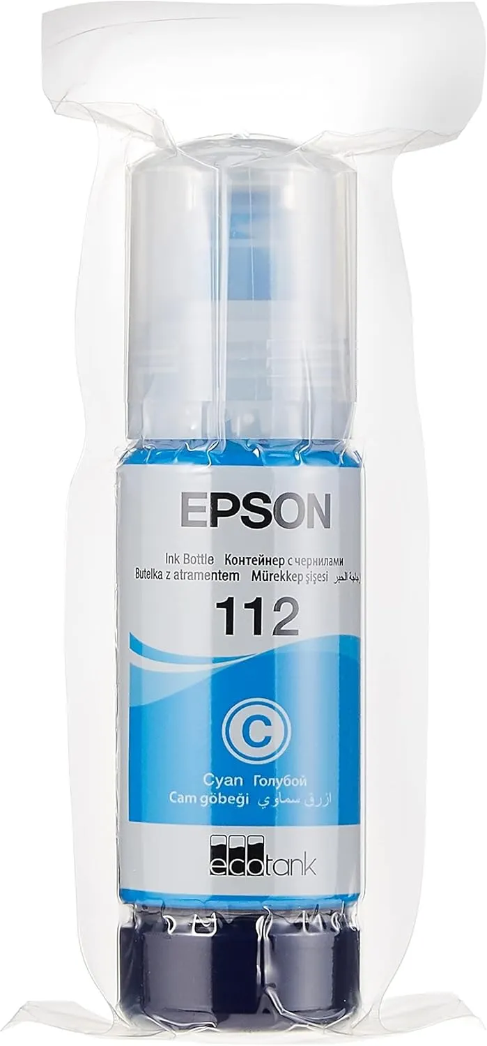 Epson 112 EcoTank Pigment Cyan ink