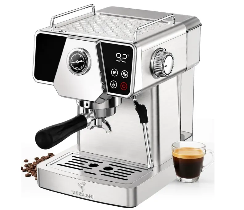 Espresso Coffee Machine-LUX(1.8L;19bar;Black)	ME-ECM2033 M. BLK 3