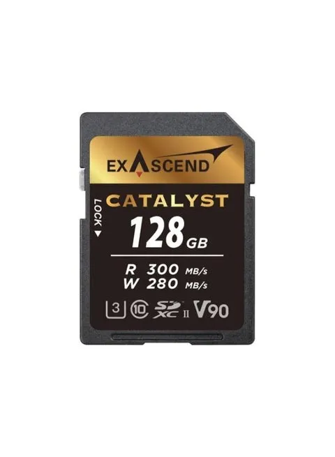 Exascend Catalyst UHS-II V90 SDXC Memory Card 128GB
