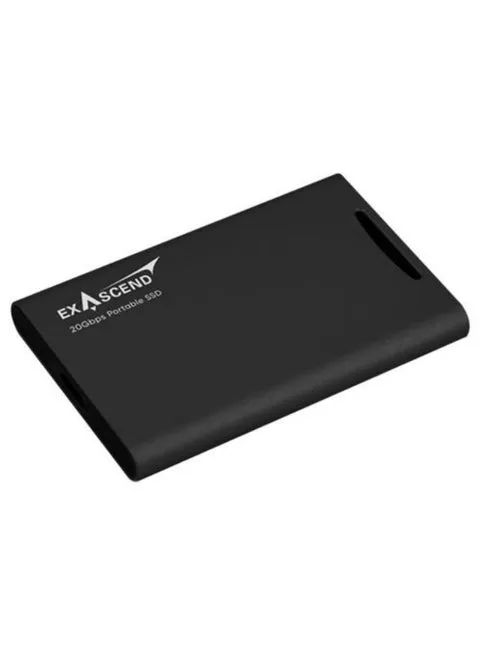 Exascend Element 1TB Portable SSD – USB 3.2 Gen 2x2 External Solid State Drive (Black)