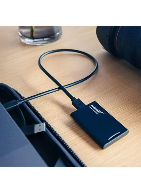 Exascend Element 1TB Portable SSD – USB 3.2 Gen 2x2 External Solid State Drive (Black)