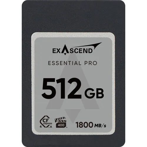 Exascend Essential Pro CFexpress 4.0 Type A 512GB Memory Card