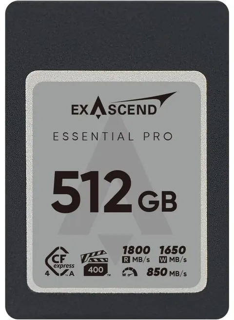 Exascend Essential Pro CFexpress 4.0 Type A 512GB Memory Card