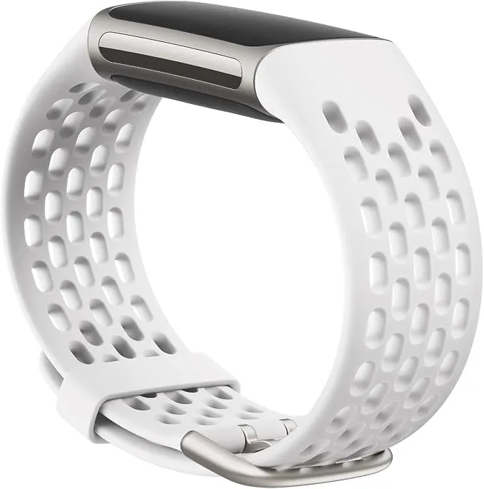 FITBIT ACCESSORY SPORT BAND FOR CHARGE 5 (FB181SBWTS) FROST WHITE