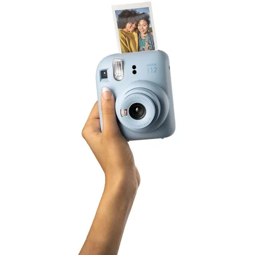 FUJIFILM Instax Mini 12 Instant Camera (Pastel Blue) + 1 Pack Instax Mini Film 4