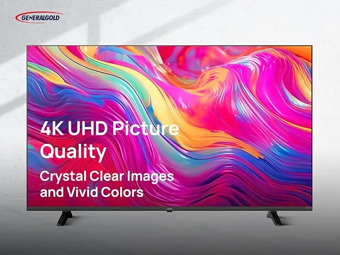 "General Gold 75"" Smart LED Television – Black – 75GS8000" 3