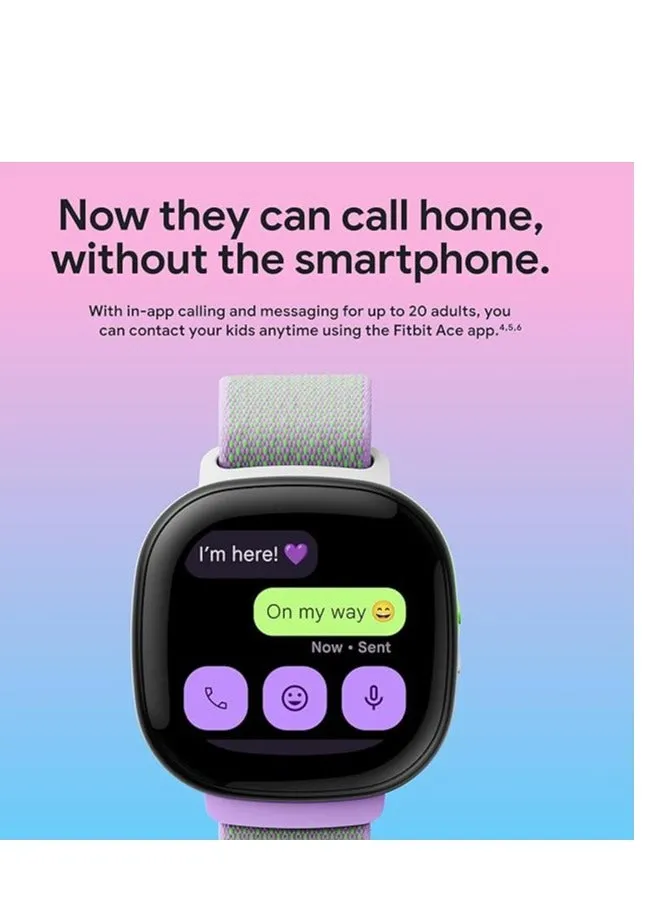 GOOGLE FITBIT ACE LTE (GA05577-NA) SMART WATCH SPICY / MOOVIN 3
