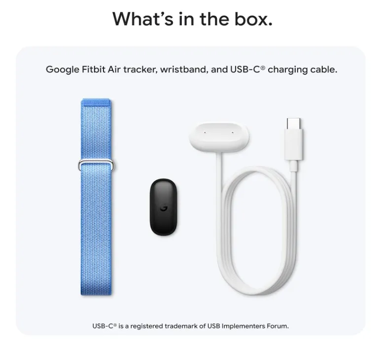 Google Fitbit Air - Screenless Activity Tracker with Fitness, Heart Rate, and Sleep Tracking - AI-Powered Coaching - Up to 7 Days Battery, Works with iOS and Android - Lavender (International Version) 5